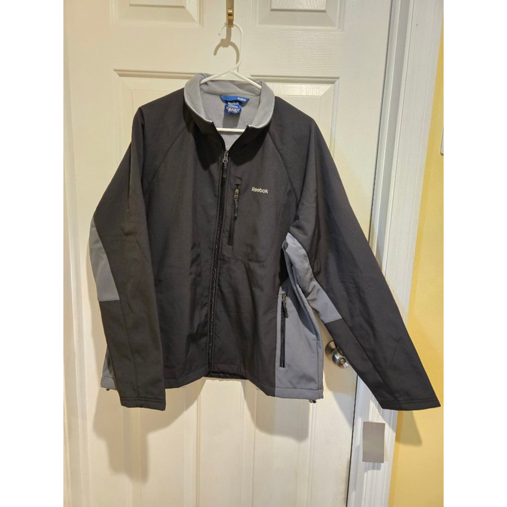 Men's Reebok Black Grey Performance Jacket XL